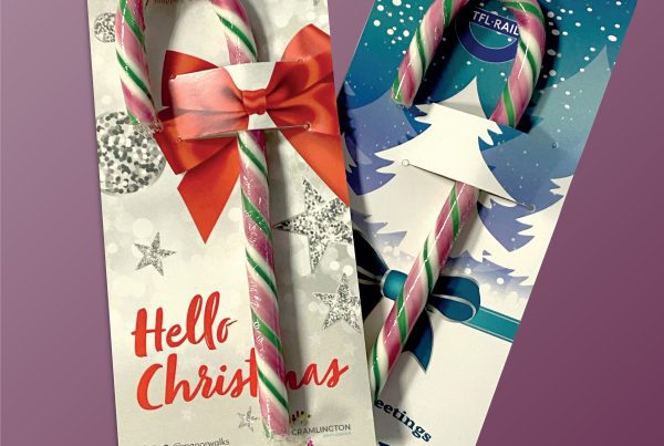 Christmas Cards with Candy cane