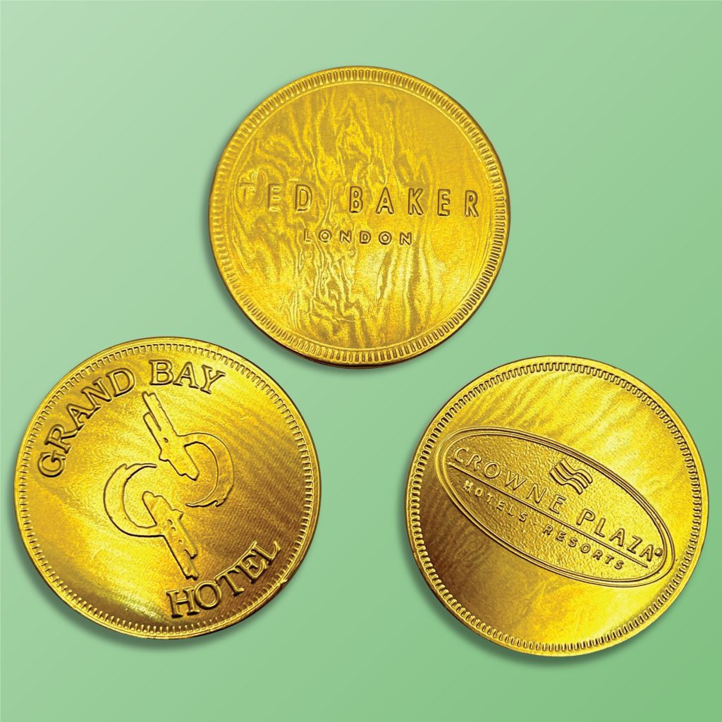 Embossed Chocolate Coins - Coronation Promotions
